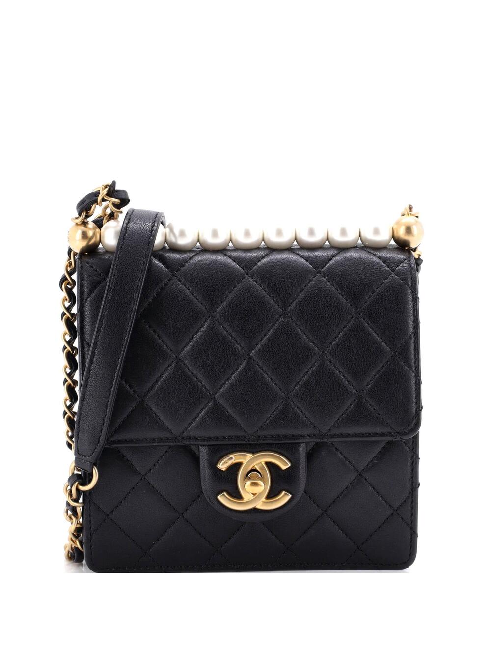 Chanel Chic Pearls Flap Bag Quilted #277170C29B